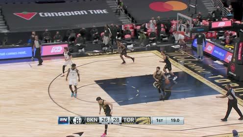 【2021年04月28日 篮网vs猛龙集锦】不只是一个投手！哈里斯抢断反击双手滑翔暴扣