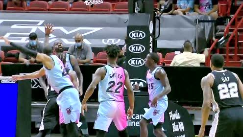 【2021年04月29日 马刺vs热火集锦】可以去买彩票了 德罗赞欧洲步神奇2+1