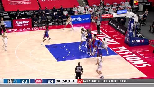 【2021年04月30日 独行侠vs活塞集锦】独行侠115-105活塞 哈达威42分独行侠险胜活塞