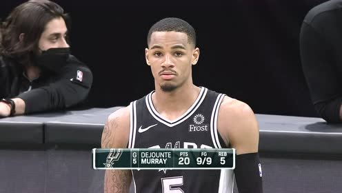 【2021年05月01日】马刺vs凯尔特人第3节英文原声回放