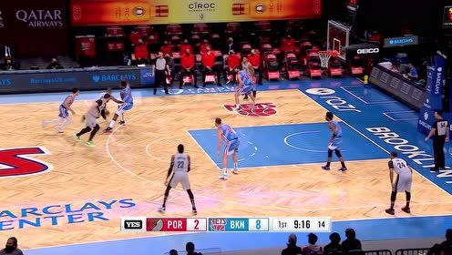 【2021年05月01日 开拓者vs篮网集锦】利指导击地妙传 努尔基奇闲庭信步突破抛投