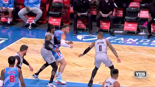 【2021年05月01日 开拓者vs篮网集锦】格里芬戏耍防守 西晃一枪把球放进