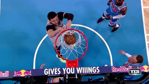 【2021年05月01日 开拓者vs篮网集锦】一个假动作晃开防守 努尔基奇篮下强起双手暴扣