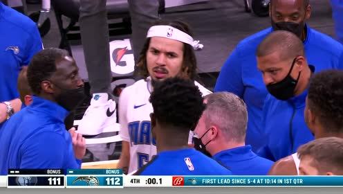 【2021年05月02日 灰熊vs魔术集锦】最终时刻一锤定音 安东尼仙人指路三分绝杀灰熊