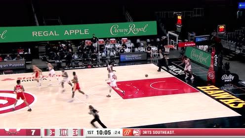 【2021年05月02日 公牛vs老鹰集锦】今天手感爆棚 特雷杨logo shot一击命中