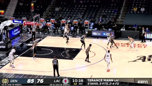 【2021年05月02日 掘金vs快船集锦】小波特节奏顿拜直杀腹地 无视考神防守灵巧抛投轻松写意