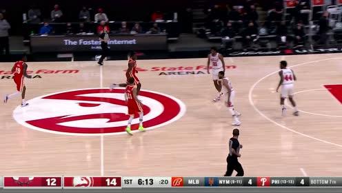 【2021年05月02日 公牛vs老鹰集锦】心有灵犀一点通 特雷杨助飞卡佩拉暴力虐框