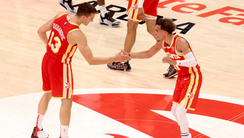 【2021年05月02日 公牛vs老鹰集锦】公牛vs老鹰精华回放 特雷杨前三季59次30+创队史纪录