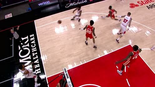 【2021年05月02日 公牛vs老鹰集锦】开场就暴击 怀特无视卡佩拉长臂堵截打成2+1