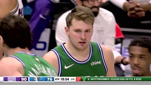 【2021年05月03日 国王vs独行侠集锦】国王111-99独行侠 东契奇遭驱逐独行侠被湖人反超跌第六