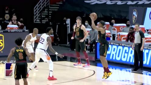 【2021年05月05日 太阳vs骑士集锦】怎么轻松怎么来！奥科罗三分线搭弓射箭直击靶心