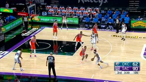 【2021年05月10日 雷霆vs国王集锦】希尔德这分球挺机灵 霍姆斯强攻真猛