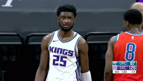 【2021年05月10日 雷霆vs国王集锦】没图但是有真相 梅图高高跃起送出今日最佳封盖