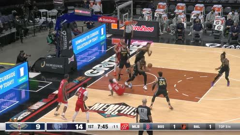 【2021年05月11日 鹈鹕vs灰熊集锦】鹈鹕110-115灰熊 鹈鹕憾负灰熊送勇士锁定附加赛