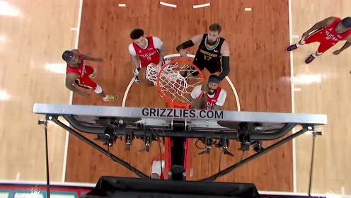 【2021年05月11日 鹈鹕vs灰熊集锦】闪现技能点满 小贾伦-杰克逊底线杀入飞身补扣