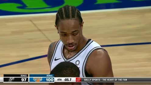 【2021年05月14日】马刺vs尼克斯第4节英文原声回放