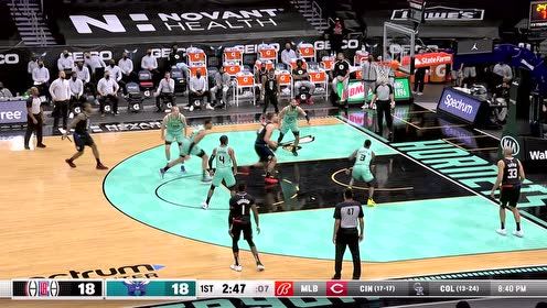 【2021年05月14日 快船vs黄蜂集锦】小卡击地送出妙传 祖巴茨吃饼暴扣不能再轻松