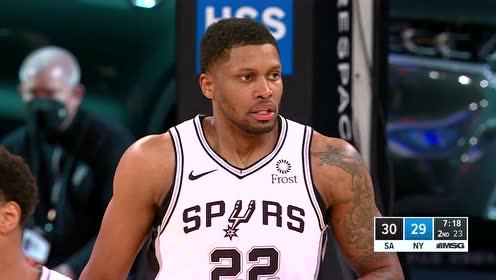 【2021年05月14日 马刺vs尼克斯集锦】马刺vs尼克斯精华回放 兰德尔25+9尼克斯送马刺两连败