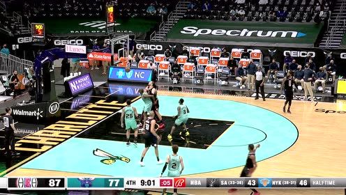 【2021年05月14日 快船vs黄蜂集锦】这三分是越投越远 隆多三分线一步连续命中两记三分有点罕见