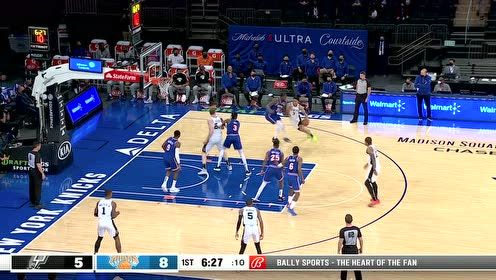 【2021年05月14日 马刺vs尼克斯集锦】进攻艺术家！德罗赞风骚背运过掉防守潇洒跳投命中