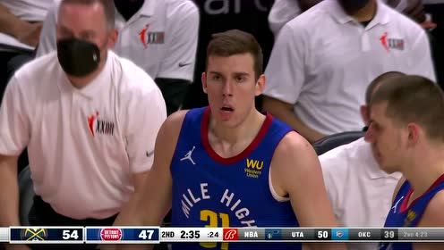 【2021年05月15日 掘金vs活塞集锦】感觉来了谁也拦不住 希尔维蒂斯随手一抛打成2+1