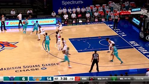 【2021年05月16日 黄蜂vs尼克斯集锦】三球出其不意勾手妙传 罗齐尔外线三分手起刀落