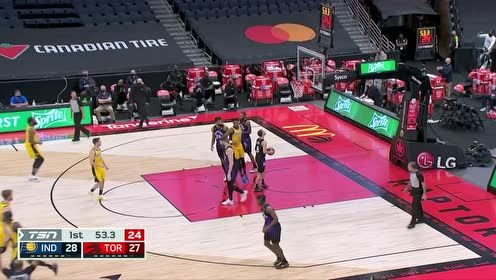 【2021年05月17日 步行者vs猛龙集锦】勒维尔再扛起进攻  助攻队友三分命中自己再续上火力