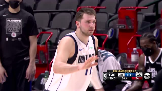 【2021年05月31日 快船vs独行侠集锦】终于等到你！东契奇弧顶三分涮网而入激励人心