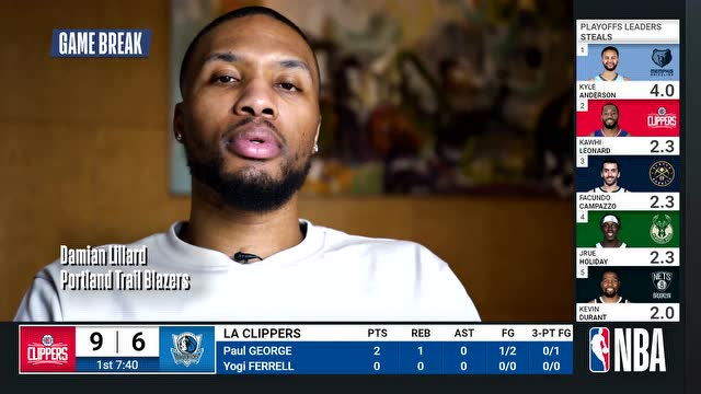 【2021年05月31日】快船vs独行侠第1节 英文原声回放