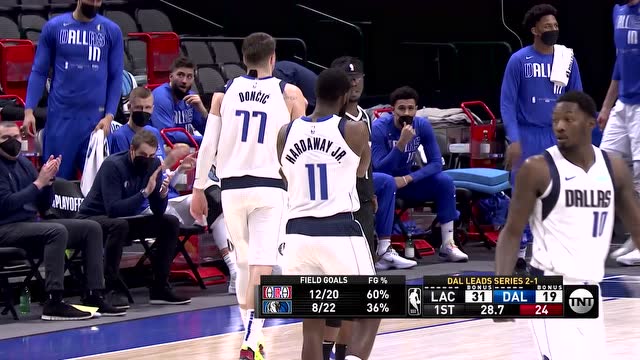 【2021年05月31日 快船vs独行侠集锦】各个都是晃人高手！雷吉开镜瞄准三分击靶布伦森压哨出手予以还击