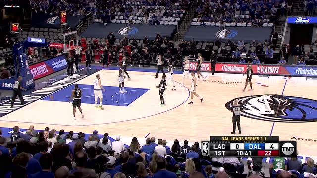 【2021年05月31日 快船vs独行侠集锦】欺负人没够？波尔津吉斯连续强打泡椒怒取四分完美开局