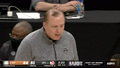 【2021年05月31日 尼克斯vs老鹰集锦】引爆全场 博格达诺维奇晃开防守飚中三分