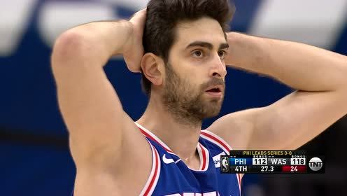 【2021年06月01日 76人vs奇才集锦】底角突施冷箭 八村垒关键三分穿网一锤定音