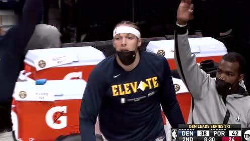 【2021年06月04日 掘金vs开拓者集锦】莫里斯vs开拓者集锦 全场22+9千里奔袭压哨三分惊艳全场