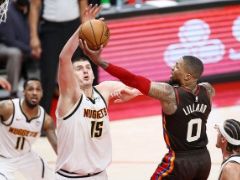 NBA精彩图片：掘金126-115战胜开拓者