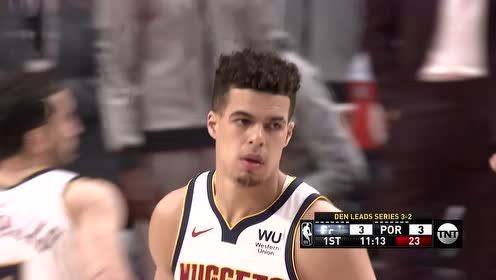 【2021年06月04日 掘金vs开拓者集锦】火力全开状态十足 小波特开场就献上精准三分