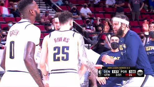 【2021年06月04日 掘金vs开拓者集锦】关键时刻绝不手软 小里弗斯大心脏三分命中