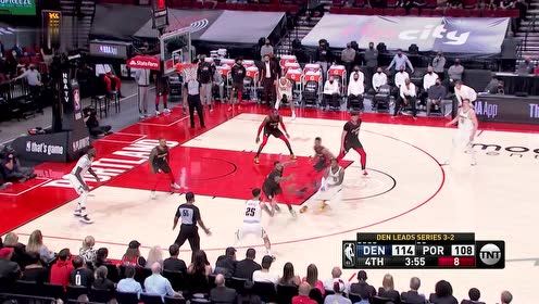 【2021年06月04日 掘金vs开拓者集锦】掘金队集锦：全面开花击溃开拓者晋级季后赛次轮