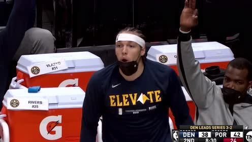 【2021年06月04日 掘金vs开拓者集锦】阿根廷魔术师闪耀美职篮 坎帕佐底角极限三分命中