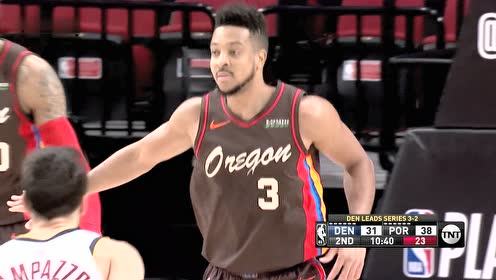 【2021年06月04日 掘金vs开拓者集锦】安东尼巧妙助攻 麦科勒姆一飞冲天双臂暴扣