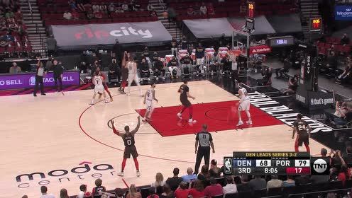 【2021年06月04日 掘金vs开拓者集锦】掘金126-115开拓者 约基奇36+8+6掘金击溃开拓者挺进次轮