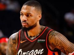 利拉德系列赛场均34.3+4.3+10.2！三分球命中率高达44.9%