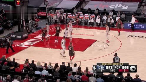 【2021年06月04日 掘金vs开拓者集锦】波特眼观六路送妙传 戈登霸王举鼎双手暴扣