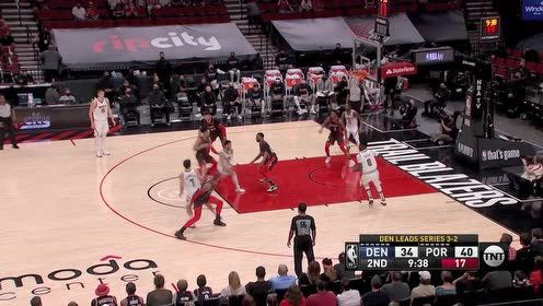 【2021年06月04日 掘金vs开拓者集锦】坎帕佐视野辽阔送妙传 格林无人防守轻松暴扣