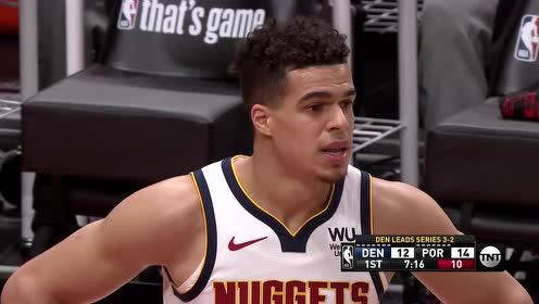 【2021年06月04日】掘金vs开拓者第1节英文原声回放