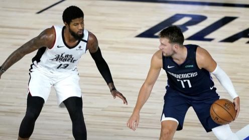 【2021年06月05日 快船vs独行侠集锦】东契奇季后赛对乔治五佳球 梦幻脚步戏耍+后撤步单打