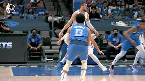 【2021年06月05日 快船vs独行侠集锦】弧线优美燃爆全场 布伦森弧顶三分洞穿球网