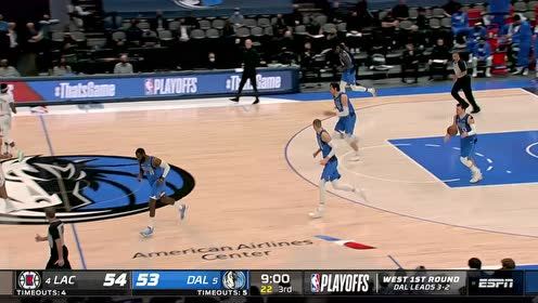 【2021年06月05日 快船vs独行侠集锦】双星闪耀！乔治击地传球莱昂纳德底线中距离一击命中