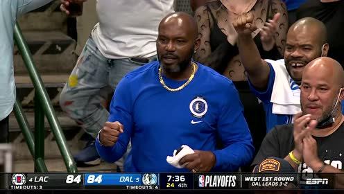 【2021年06月05日 快船vs独行侠集锦】就你叫莱昂纳德啊 小哈达威里突外投连得6分