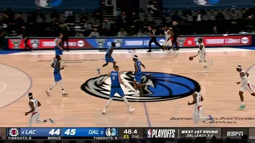 【2021年06月05日 快船vs独行侠集锦】风送紫霞！乔治线外连线禁区莱昂纳德篮下强攻反超独行侠